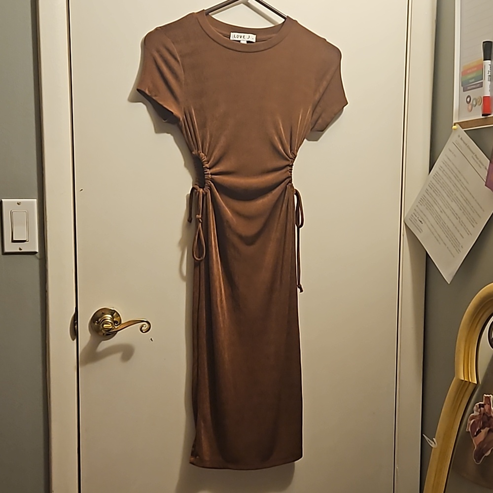 Love J Brown Medium Dress